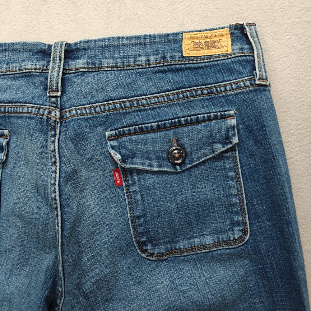 Levi's 545 Jeans Womens 10M Low Bootcut Medium Wash Denim Country Western Casual - Picture 12 of 14
